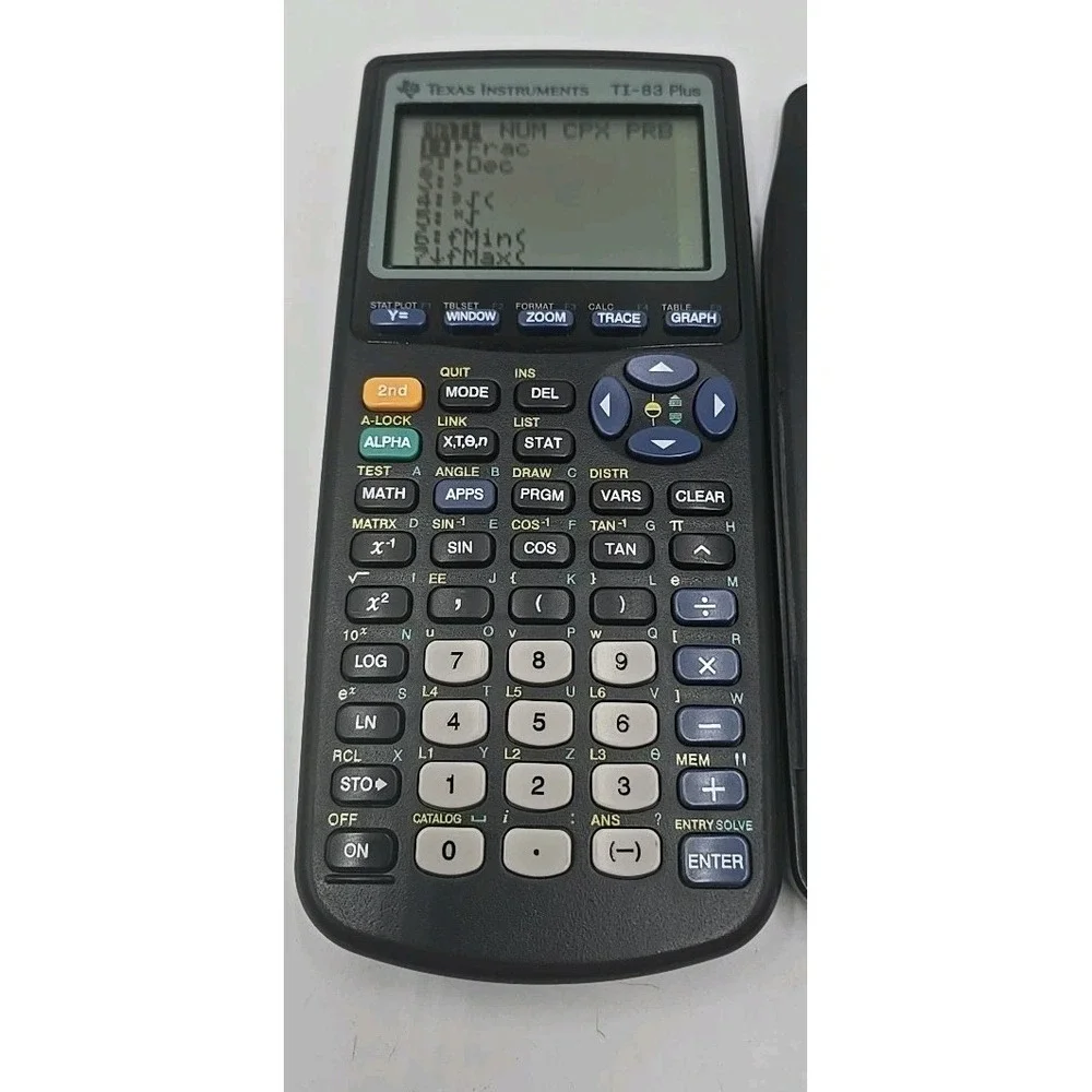 Texas Instruments TI-83 Plus Graphing Calculator - Black (83PL/TBL/1L1/A) - Picture 7 of 9